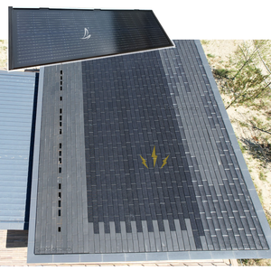 Paneles Solares Flexibles para Techos, Sistema de 80W de Alta Eficiencia, Tejas Solares BIPV de Doble Vidrio - Product Image 3