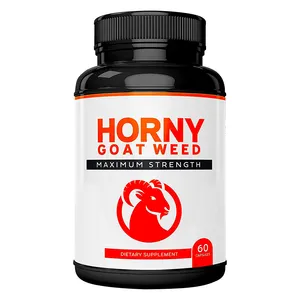 OEM Horny Goat Weed para homens e mulheres-sem enchimento, 60 cápsulas (suplemento masculino realce)