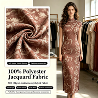 Tissu Jacquard Cationique Bicolore Lisse et Délicat en Imitation Acétate, Doux pour la Peau, Vente en Gros Usine pour Pyjamas, Robes et Jupes