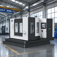 Machine de fraisage horizontale CNC à haute rigidité avec broche BT50 pour la production continue de pièces de précision