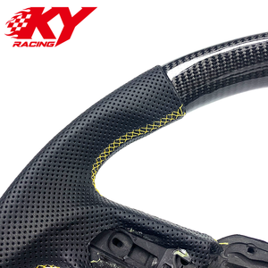 Volant de course sportif en cuir et fibre de carbone personnalisé pour Lamborghini Urus Gallado Aventador Huracán LP550 LP560 - Product Image 2