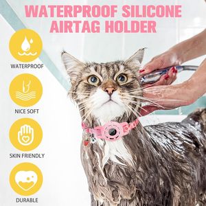 Collier pour chat BINGPET, motif fraise, nylon et silicone, avec clochettes, anti-perte, petite taille - Product Image 6