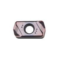 jewelwin LNMU0303ZER-MJ LNMU0202ZER-MJ Plaquette de fraisage en carbure à alimentation élevée double face pour fraise EXN03R Usinage brut de l'acier