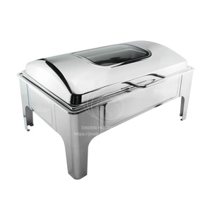 Nuovo Design Scaldavivande per Hotel, <span class=keywords><strong>Cucina</strong></span> <span class=keywords><strong>e</strong></span> Ristorante, Chafing Dish a Candela per Uso in <span class=keywords><strong>Cucina</strong></span> <span class=keywords><strong>e</strong></span> Tavola - Product Image 5