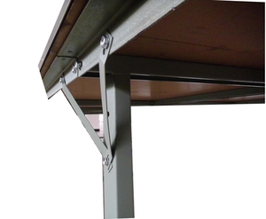 طاولة قص احترافية عالية الدقة لأقمشة الملابس الصناعية مع رفوف وحوامل متينة لتكديس الأقمشة - Product Image 6