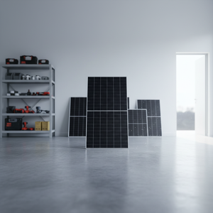 Paneles Solares Bifaciales HJT Tipo N IBC de Doble Vidrio de 700W al por Mayor con Garantía de 30 Años y 23% de Eficiencia para Uso Comercial - Product Image 1