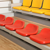 Usine En Gros Creux En Plastique Moulé Chaise Coussin De Football Stade Siège Chaise Aire De Jeux Stade Sièges