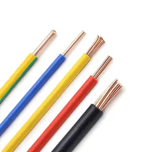 Good Price 1.5mm 2.5mm 4mm 6mm 10mm BV Insulated Home Furnishing Insulated Wire And Cable for Electrical Cables