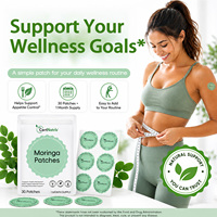 CertNatrls Patchs Transdermiques Moringa et Berbérine pour la Perte de Poids, Étanche, Anti-âge et Antioxydant