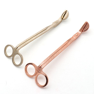<b>Candle</b> Wick Trimmers Stainless Steel Rose Gold Imitation Gold Non Toxic Hand Tools For Scented <b>Candles</b> - Product Image 4