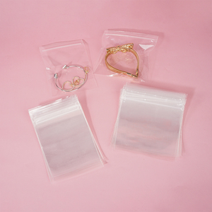 Sacs en PVC transparents auto-adhésifs personnalisés pour bijoux, petits emballages en plastique pour bagues, chaînes, boucles d'oreilles - Product Image 3