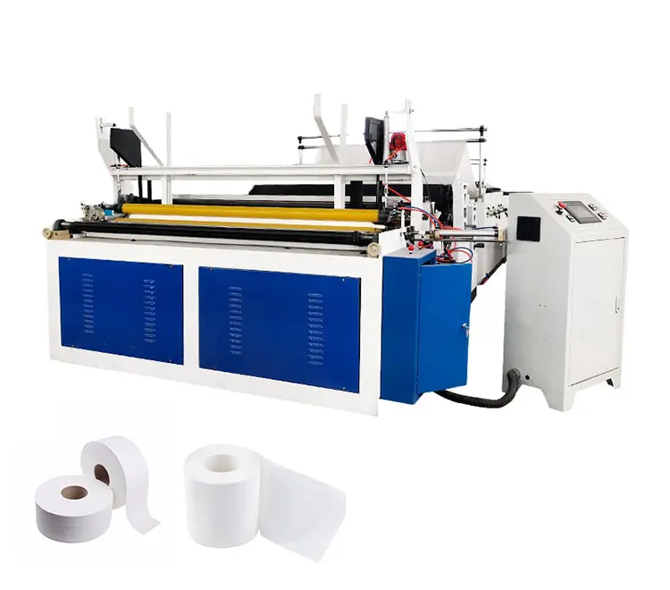 Máquina cortadora automática de rollos de papel higiénico, suministro de máquina para hacer papel tisú pequeño