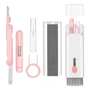 Kit de Limpieza 7 en 1, Cepillo para Limpiar el Teclado de la Computadora, Bolígrafo de Limpieza para Auriculares, Herramientas de Limpieza de Auriculares, Juego de Teclas - Product Image 1