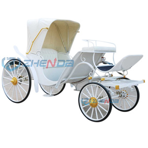 Carruaje Real Victoriano para Turismo, Carroza Eléctrica de Caballos Hecha de Acero - Product Image 2
