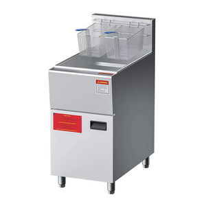 Friggitrice Professionale a Gas in Acciaio Inox da 30 Litri, Friggitrice per Patatine Fritte da 26L con Cestello - Product Image 1