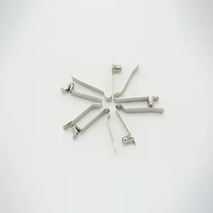 65mn Spring Steel Tube Lock Spring V Shaped Snap Push Single/ Double Button Spring Locks Spring Clips For Pipe