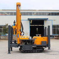 Machine de forage de puits d'eau 2600 kg, profondeur de forage souterrain 500 m, machine de forage de puits profond