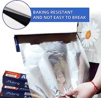 11.81 ''* 75FT Papel Aluminio Emballage Alimentaire Emballage BBQ Cuisson Rouleau De Papier D'aluminium