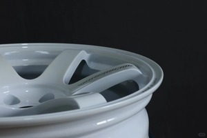 <span class=keywords><strong>Jantes</strong></span> forgées 6 branches, finition blanche, légères, 5 trous, série simple, en aluminium forgé pour voitures de course (<span class=keywords><strong>1</strong></span> pièce) - Product Image 3