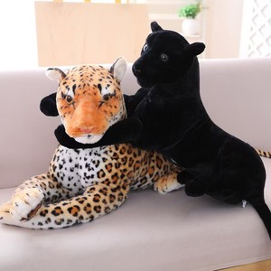 Peluche Leopardo Piccolo Super Morbido, Giocattolo Decorativo da Scrivania, Imbottito in Cotone PP, Antistress, Regalo Unisex, <span class=keywords><strong>Animale</strong></span> di Peluche - Product Image 3