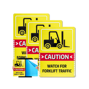 Forkliftler için özelleştirilmiş yüksek mukavemetli korozyona dayanıklı hafif tasarım alüminyum trafik güvenliği tabelaları - Product Image 1