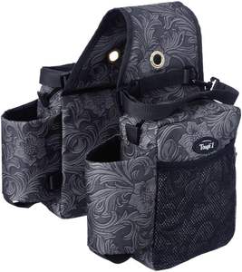 Échantillon gratuit Nouveau Sac de selle pour équipement d'équitation souple et imperméable Sac de selle western avec porte-bouteille - Product Image 6