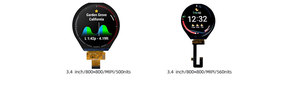 หน้าจอแสดงผลวงกลมขนาด 3.4 นิ้ว 800x800 MIPI IPS สำหรับอุปกรณ์สวมใส่ - Product Image 3