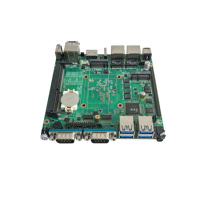 Piezas de Computadora de Control Industrial N100, Kit de Desarrollo Mini ITX para PC, Placa Base N100 con Procesador
