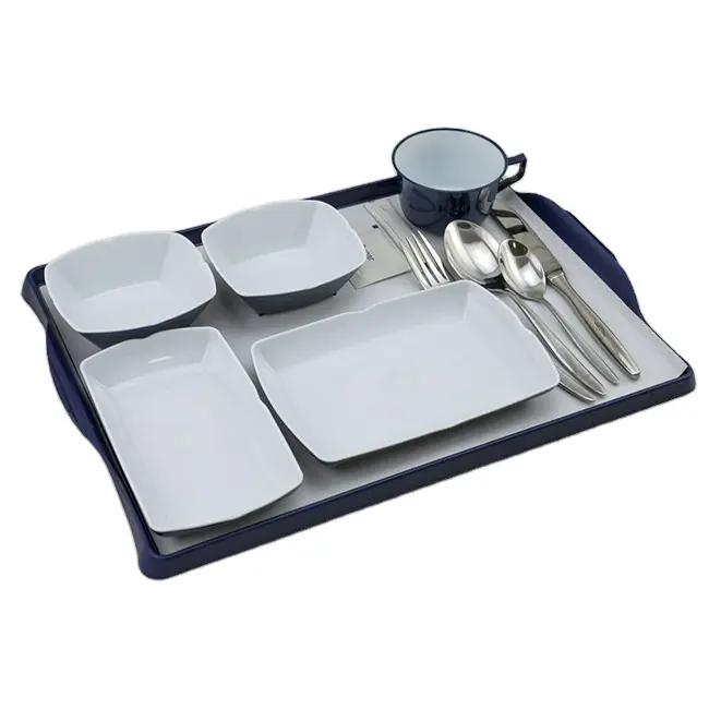 Food Catering Services OEM ABS Airline Plastic Tableware