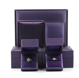 Wholesale High Quality Small Custom logo Plastic Jewelry <strong>Box</strong> <strong>Gift</strong> <strong>Box</strong> Packaging Leather Jewelry <strong>Box</strong> <strong>Bracelet</strong> - Product Image 6