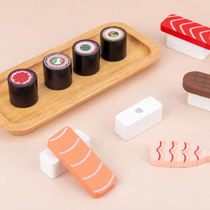 Nouvelle maison de jeu en <span class=keywords><strong>bois</strong></span> pour bébé 2025, jeu de <span class=keywords><strong>cuisine</strong></span> magnétique de simulation de sushi, jouets éducatifs de <span class=keywords><strong>cuisine</strong></span> factice pour filles de 9 à 12 ans - Product Image 5