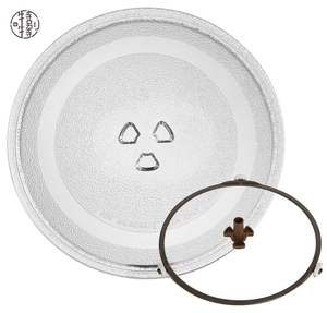 Assiette en verre rond pour <span class=keywords><strong>micro</strong></span>-ondes, plateau tournant en verre borosilicate de haute qualité, pièces détachées pour <span class=keywords><strong>micro</strong></span>-ondes - Vente chaude - Product Image 1