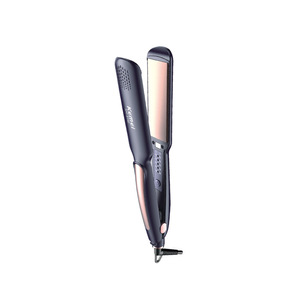 Plancha de pelo eléctrica Kernel con placa ancha, calentamiento rápido, calidad profesional, multiestilizador para alisar y rizar. - Product Image 1