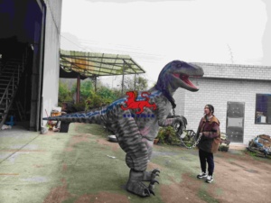 <span class=keywords><strong>Disfraz</strong></span> de Dinosaurio <span class=keywords><strong>Velociraptor</strong></span> Realista para Espectáculos y Eventos - Product Image 2