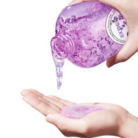 Gel douche à pétales de fleurs naturelles à faible quantité minimale de commande avec logo personnalisé Gel nettoyant pour le corps avec pétales de fleurs parfumé et durable