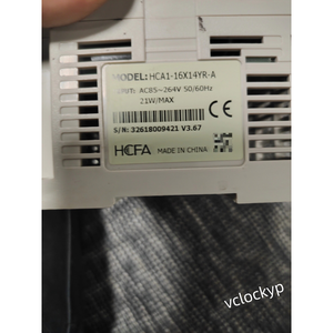 HCFA Hca1-16x14yr-a คอนโทรลเลอร์ PLC Ac85~264v 50/60hz มือสอง - Product Image 2