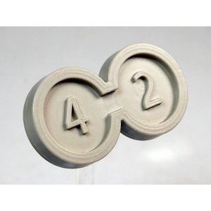 Gettone numerato di consumo, guardaroba e deposito, stampa 3D FDM, a partire da 0,50 € per gettone - Product Image 2