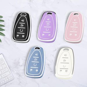 Kunasi – housse de clé de voiture Chevy avec porte-clés, coque de clé en TPU souple pour Equinox <span class=keywords><strong>Malibu</strong></span> Camaro Cruze Blazer Traverse Trax - Product Image 4