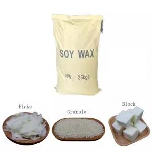 Perles en granulés de cire de soja naturelle entièrement raffinée pour la fabrication de bougies, y compris bougies pilier, cire de soja en vrac pure - Product Image 6