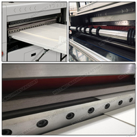 Machine à découper les rouleaux de papier d'emballage pour sandwichs et hamburgers en feuilles avec bande transporteuse et compteur automatique