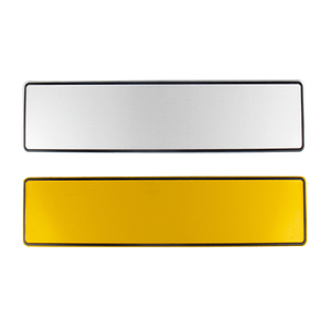 Placa <span class=keywords><strong>de</strong></span> matrícula <span class=keywords><strong>de</strong></span> aluminio en relieve duradera <span class=keywords><strong>de</strong></span> diseño en blanco personalizado para placa reflectante <span class=keywords><strong>de</strong></span> coche - Product Image 5