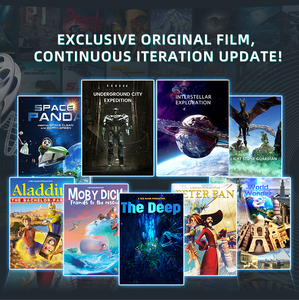 Parque de atracciones Paseos VR Paseos voladores Teatro VR <span class=keywords><strong>Película</strong></span> Virtual Cine Experiencia 360 VR Atractivo Simulador de juego de movimiento - Product Image 4