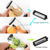 Multifunctionele Fruitwortelaardappelschiller Voor Keukenaccessoires Dunschiller Roestvrijstalen Multifunctionele Opbergschiller