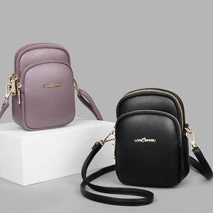 กระเป๋าถือสะพายข้างใบเล็กหนังแท้สำหรับใส่เครื่องสำอาง ความจุเยอะ เหมาะสำหรับใช้ในชีวิตประจำวัน  กระเป๋าสะพายไหล่ผู้หญิง - Product Image 5