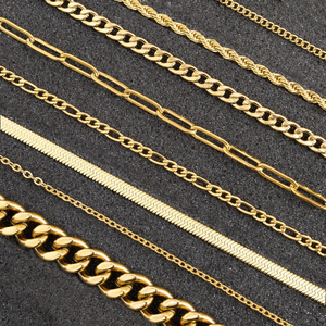 Schneller Versand SC-Kabel Figaro-Seil Paperclip Cuban Curb Gliederketten Halskette Feiner Schmuck 925 Silberketten für Männer und Frauen - Product Image 2