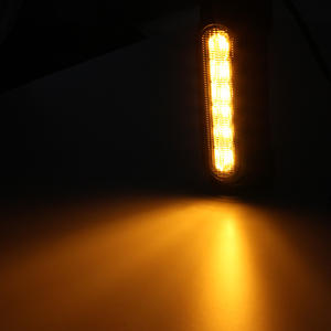 Chrome/Noir Moto Autoroute Bar Switchback Clignotant Blanc Ambre LED Pour Crash Bars pour <span class=keywords><strong>Harley</strong></span> Touring Modèles - Product Image 4