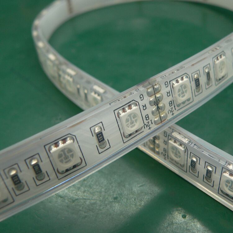 XUNATA Striscia LED, 1m, Luce Bianco Caldo, 220V SMD 3014, 120 LEDs/m