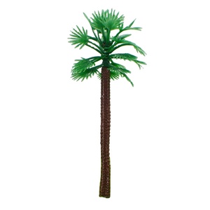 Mô hình thu nhỏ cây vàng đậm/mô hình kiến trúc cây nhựa nhỏ 4.5cm - Product Image 1