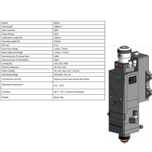 Cortadora Láser de Fibra Portátil de 3000W, Fácil de Mover, Cortadora de Metal CNC para Acero al Carbono de 18mm, Certificación CE, Precio de Fábrica - Product Image 3