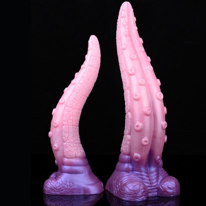 FAAK-G184 Nuevo Masturbador Sexual de Silicona Suave, Dildo con Lengua de Dragón, Simulación de Dildo de Pulpo, Tapón Anal Erótico - Product Image 1